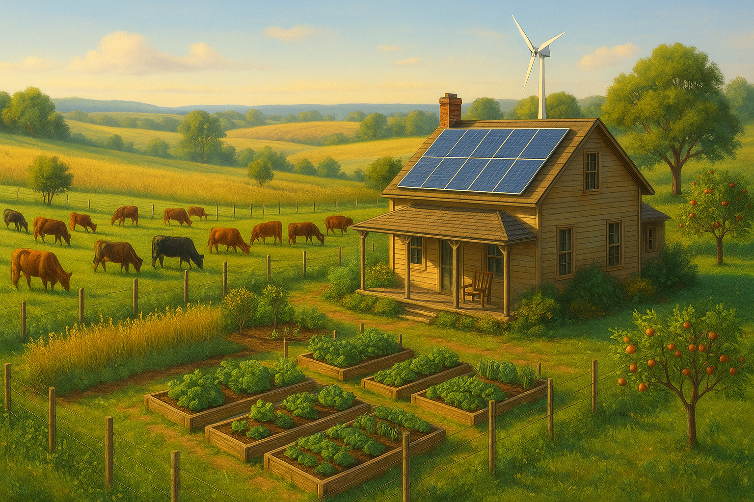 Green Pastures: How Sustainable Homesteading Can Revive Land and Livelihoods in the U.S.
