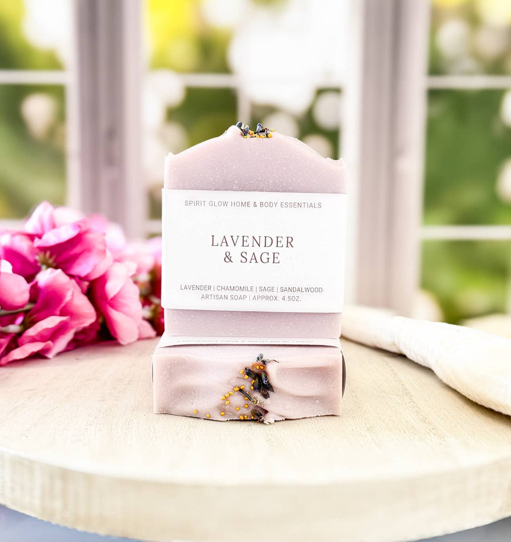 Lavender & Sage Soap | Handcrafted Herbal Artisan Bar
