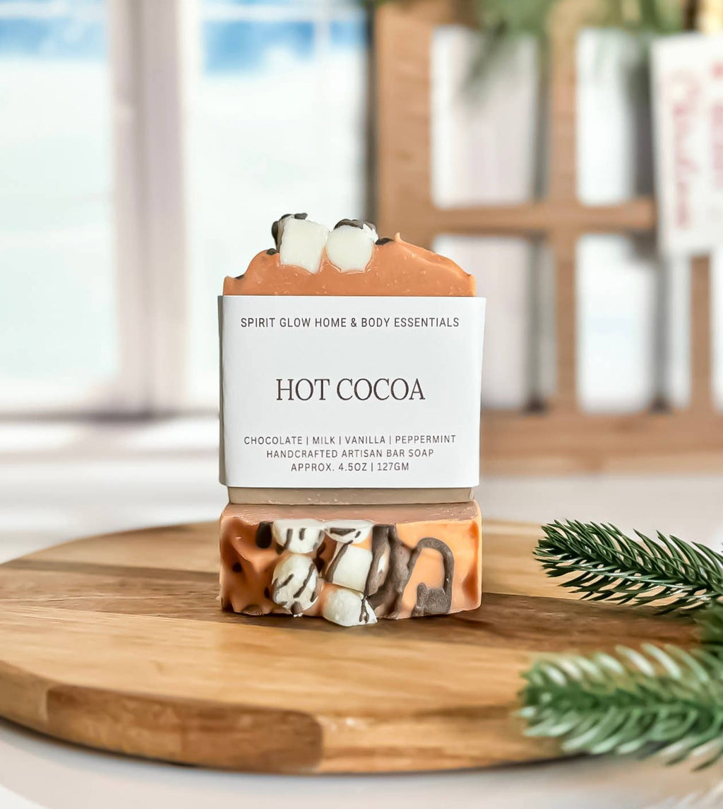Hot Cocoa Soap | Handcrafted Chocolate Artisan Bar