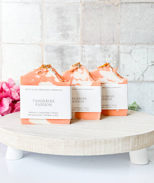 Tangerine Passion - Handcrafted Artisan Soap Bar