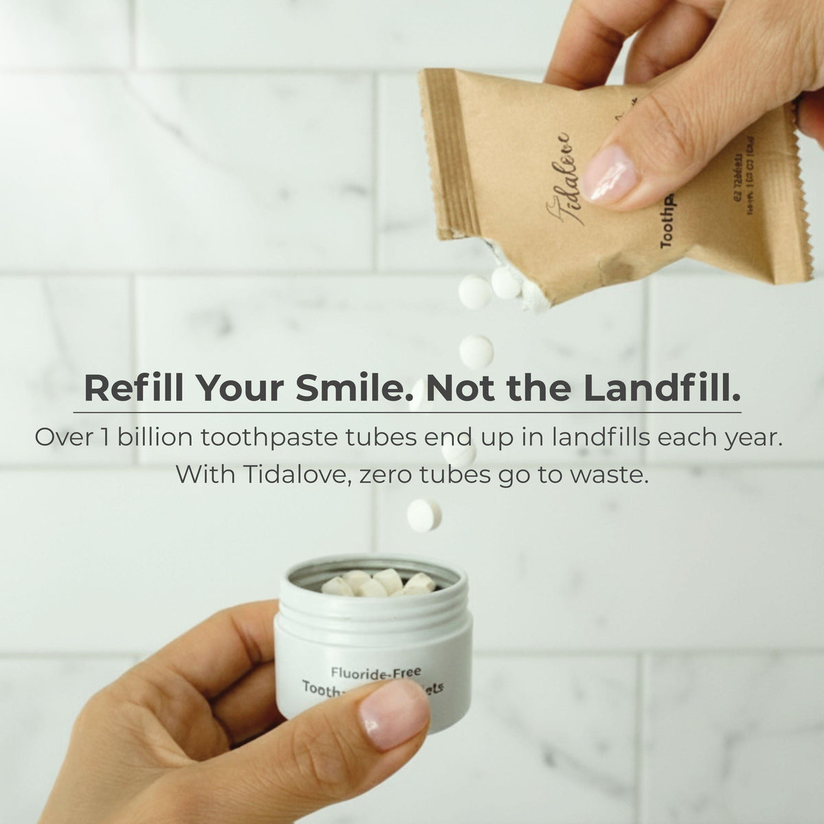 Fluoride Cinnamon Spice Toothpaste Tablets – 1-Month Supply | 5% nHAp