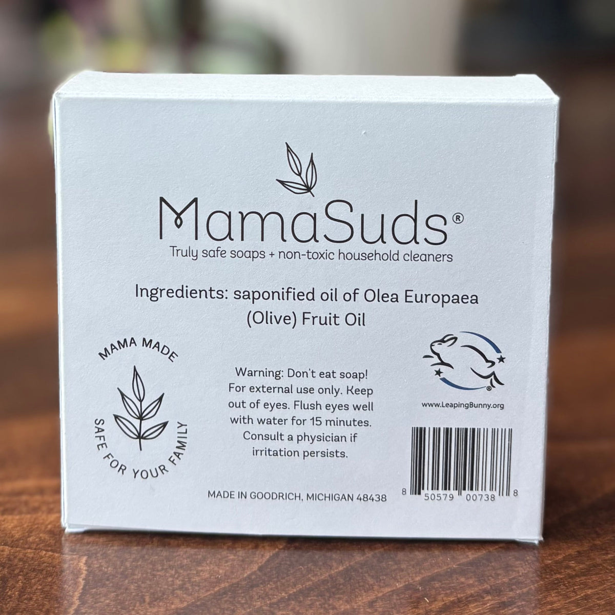 Unscented Castile Bar Soap | Traditional