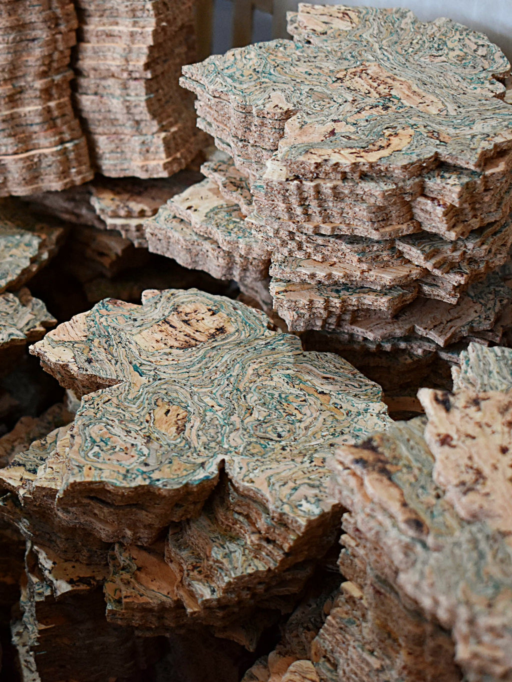 Biodegradable Cork Coasters (Set of 4)