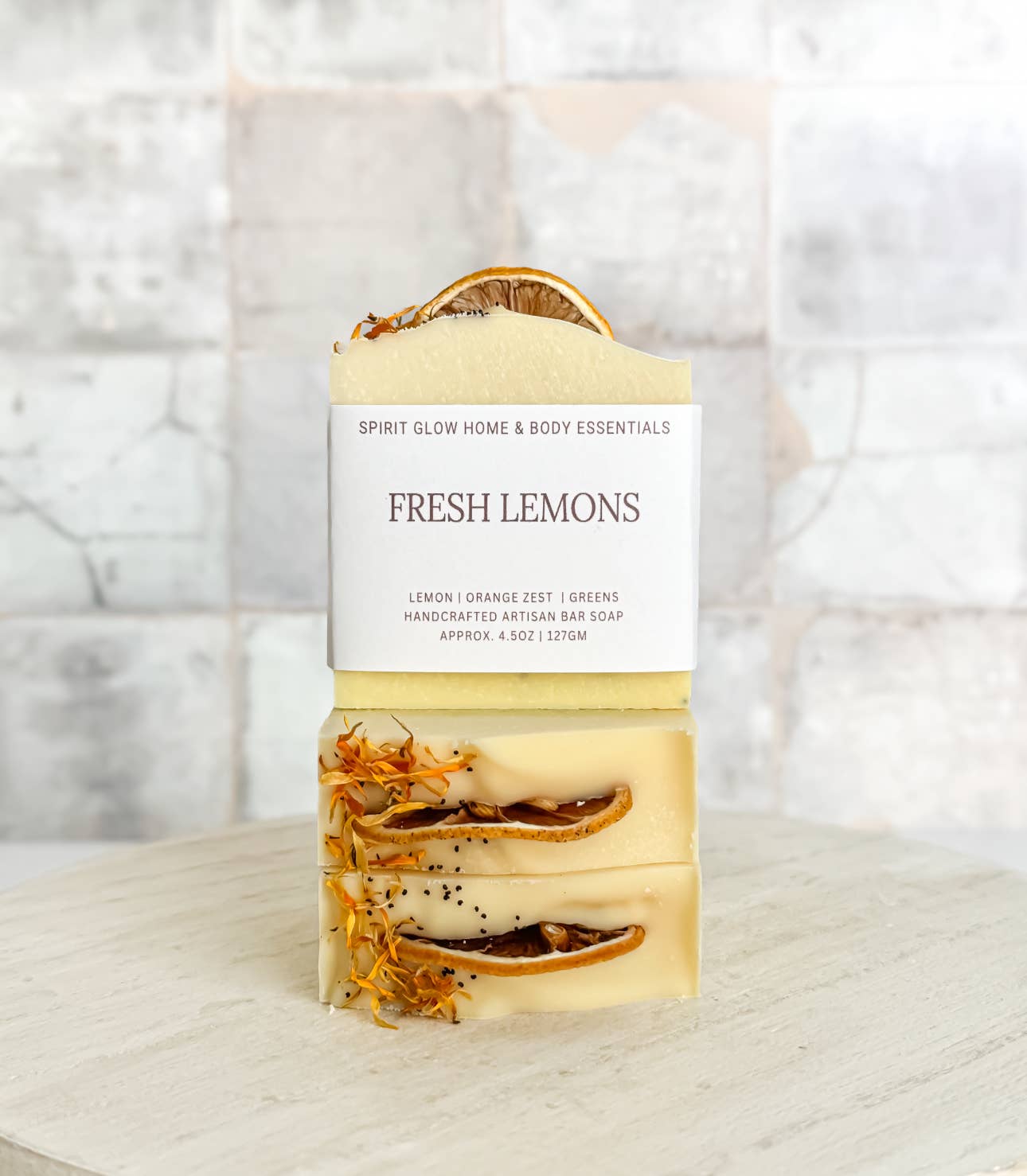 Fresh Lemons Soap | Handcrafted Citrus Artisan Bar