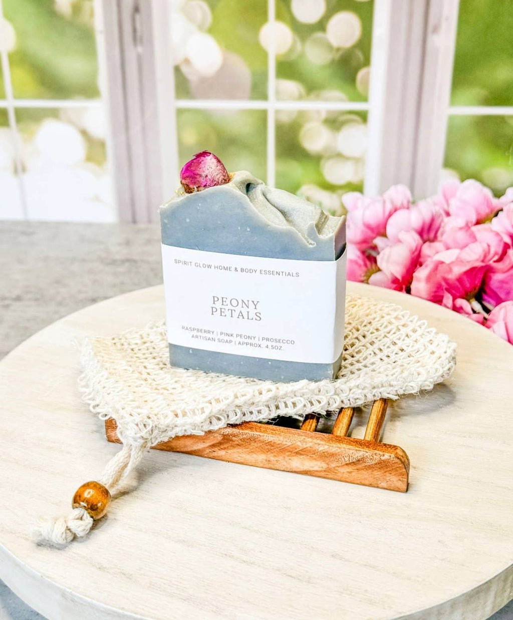 Peony Petals Handcrafted Soap | Floral Artisan Bar Soap