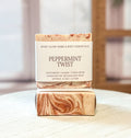 Peppermint Twist - Handcrafted Artisan Soap Bar 