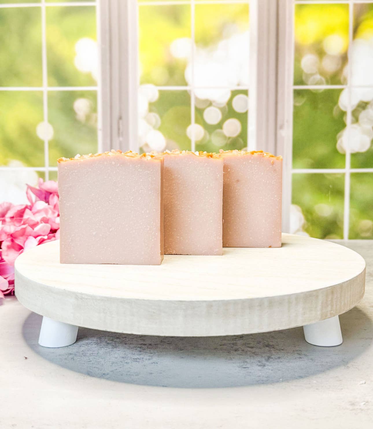 Sea Salt & Orchid Soap | Handcrafted Floral Artisan Bar