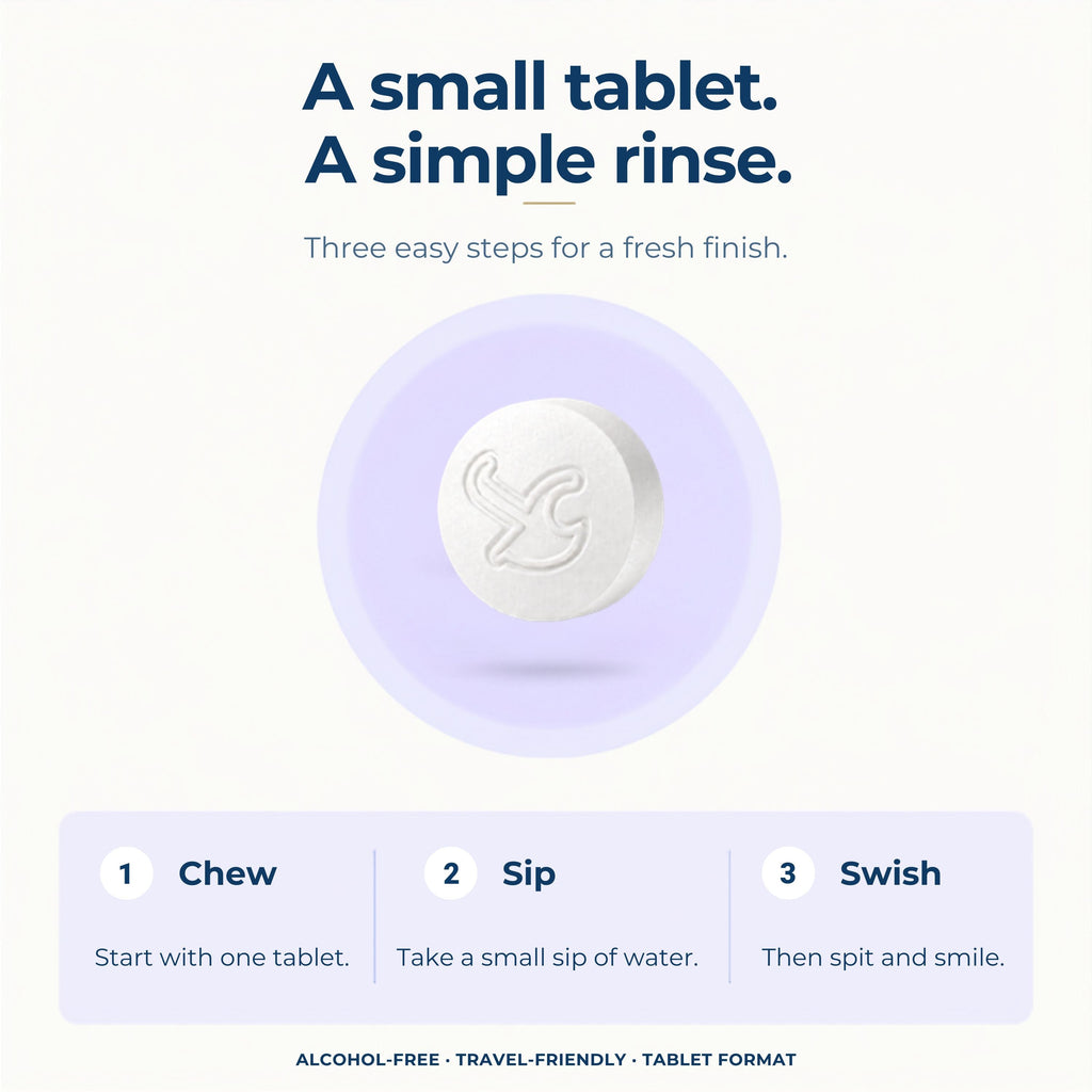 Fluoride-Free Mouthwash Tablets Refill with 5% nHAp – 124 Tablets