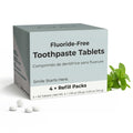 Fluoride-Free Cool Mint Toothpaste Tablets – 4-Month Supply | 5% nHAp