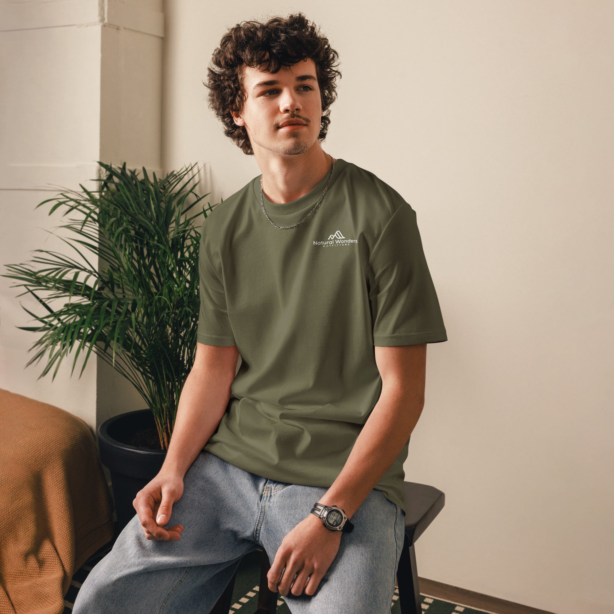 The Organic Cotton Wave Tee | Eco-Friendly Unisex Shirt