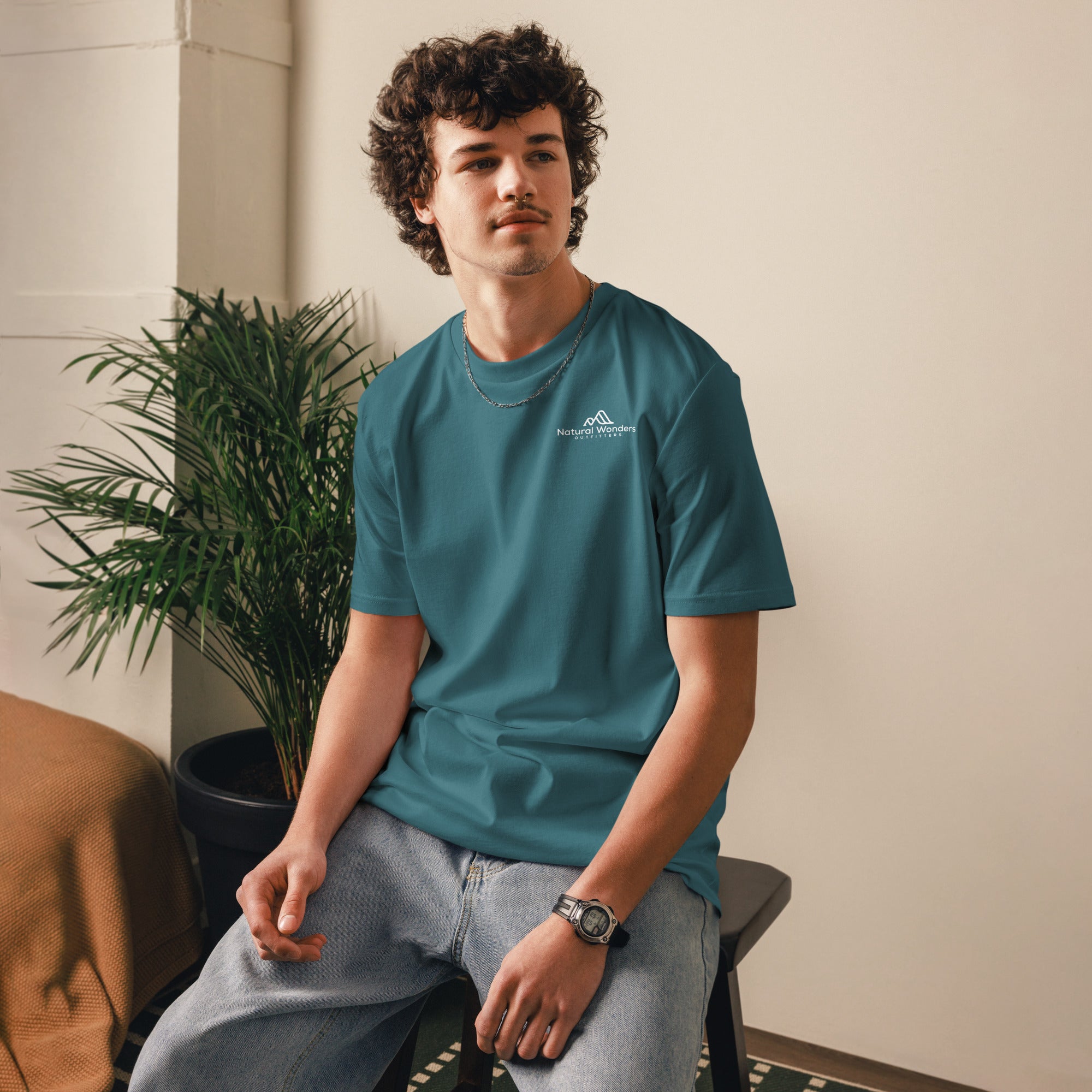 The Organic Cotton Wave Tee | Eco-Friendly Unisex Shirt